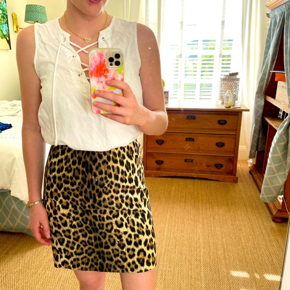 Cheetah skirt!